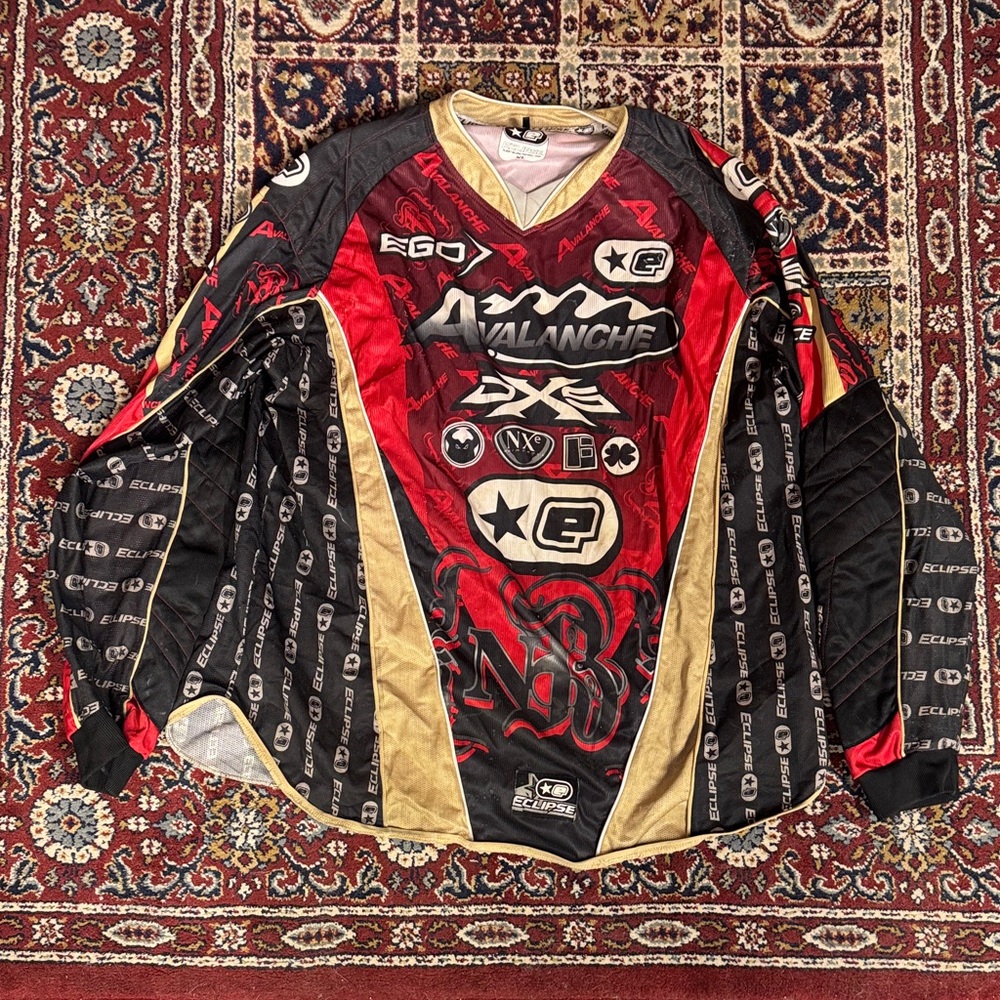 Vintage Dxs Avalanche paintball Jersey planet eclipse nxe ego XL